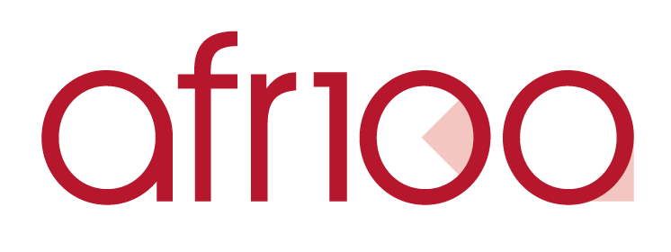 AFR100 logo with border